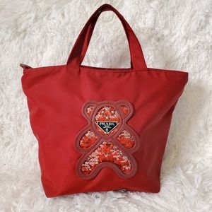 Authentic PRADA small nylon handbag